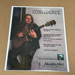 ALVAREZ-YAIRI GUITARS - WARREN HAYNES of GOV'T MULE - Print Advertisement